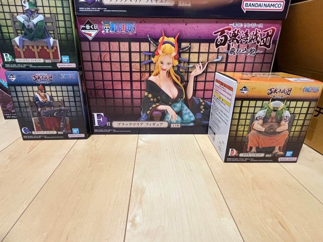 一番くじ　ワンピース　百獣海賊団　飛び六胞　B賞　C賞　D賞　F賞　セット