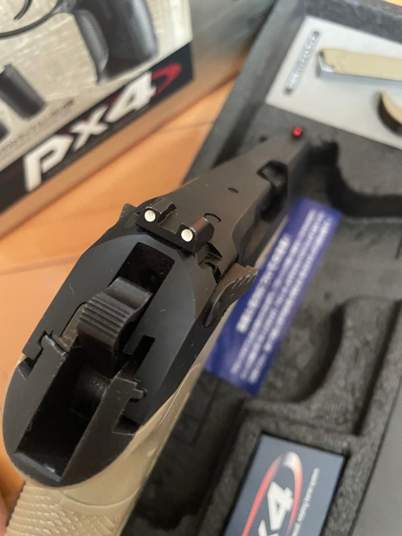 東京マルイ PX4 ガスガン リアル刻印フレーム タンカラー - メルカリ