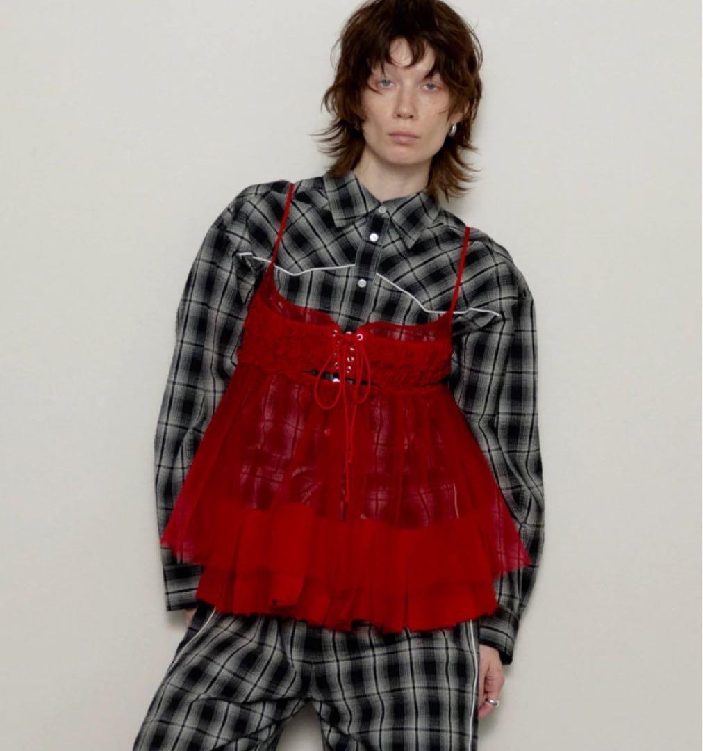 【新品未使用】メゾンスペシャル　トップス　夏　tulle tunic