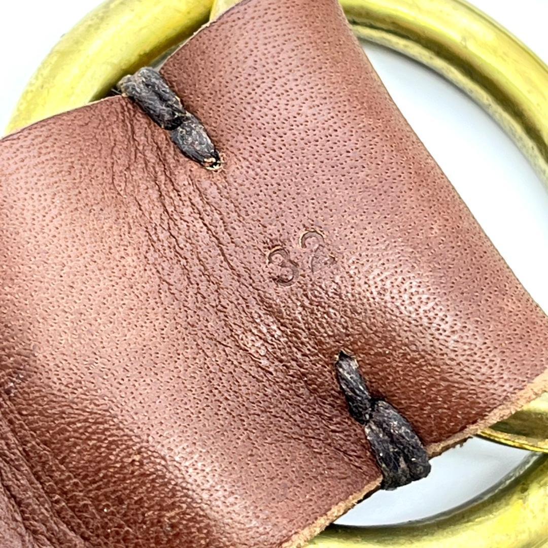 visvim ヴィズヴィム ビズビム ベルト ダブルリング MAYAN民族 本革