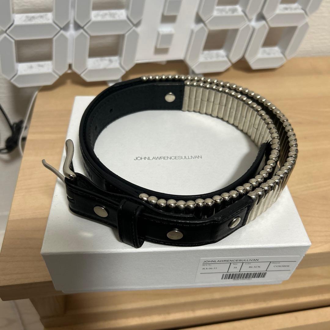 JOHN LAWRENCE SULLIVAN レザーピンバックルベルト