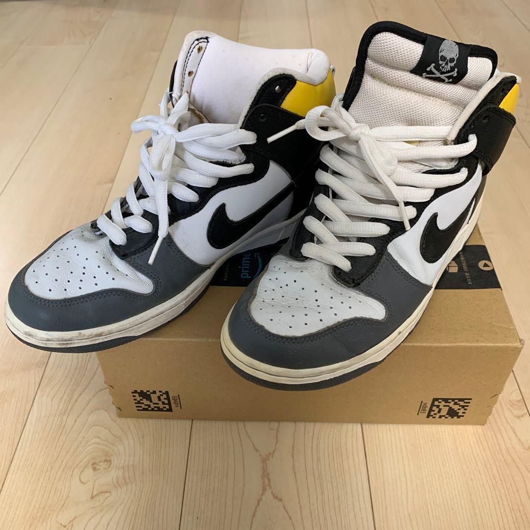 Nike Dunk High ホワイト/グレー/ブラック/ダニエルシミズ