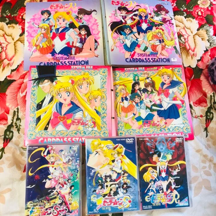 ★セーラームーン★劇場版DVD三本★カードフォルダー★セット★レア商品