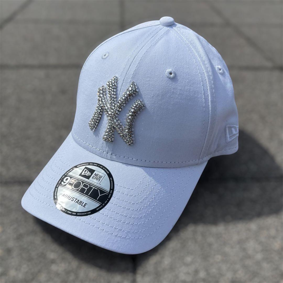 New Era 9FORTY NYロゴキャップ ホワイト