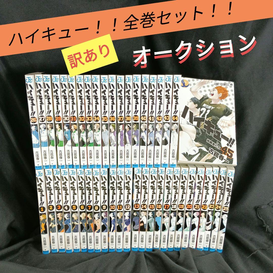 リ*サ様 ハイキュー！！全巻セット！！ 訳あり オークション！！