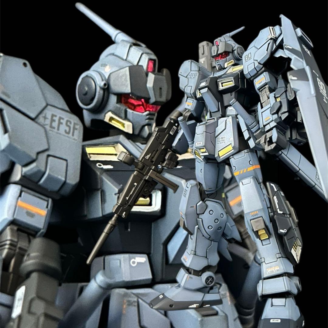 ガンプラ塗装済完成品 HG ペイルライダー（空間戦仕様）