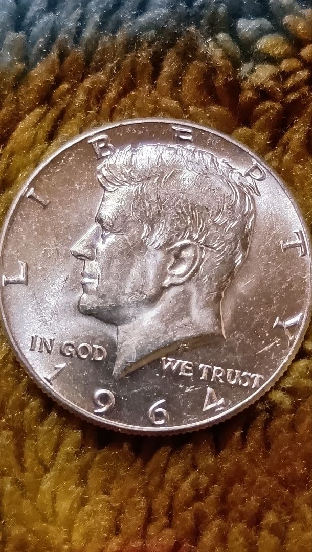 1964年 ジョン・F・ケネディ ハーフダラー - メルカリ
