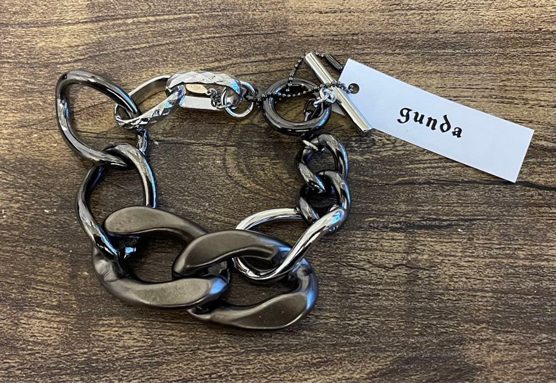 gunda ブレスレット① BLACK COLLECTION】gunda<ガンダ>ONYX NERO BRACELET [オニキスネロ