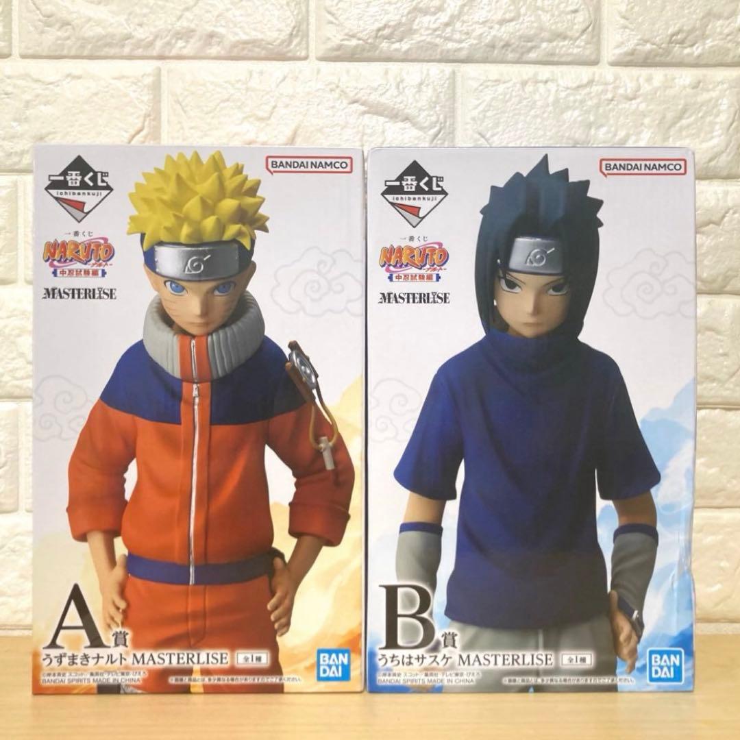 【未開封】NARUTO 一番くじ　フィギュア　ナルト　サスケ　A B 中忍試験