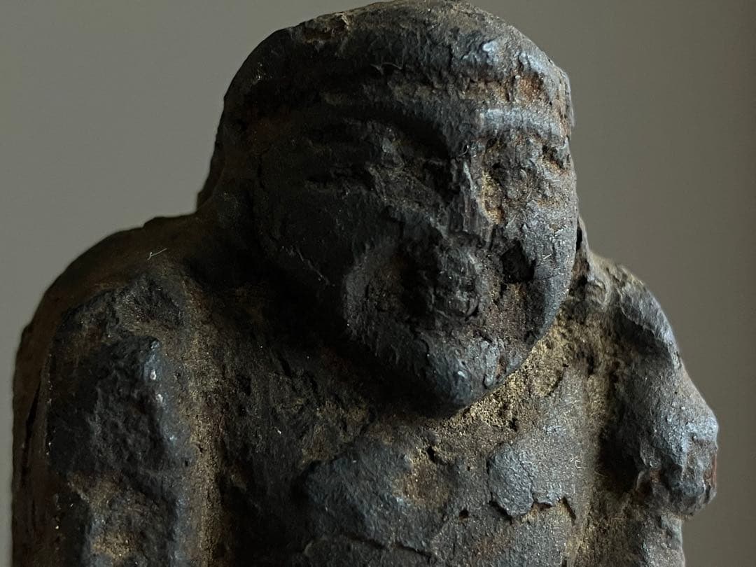 古い大黒天像 木彫 江戸後期〜明治頃 約6㎝】民藝七福神仏像骨董郷土