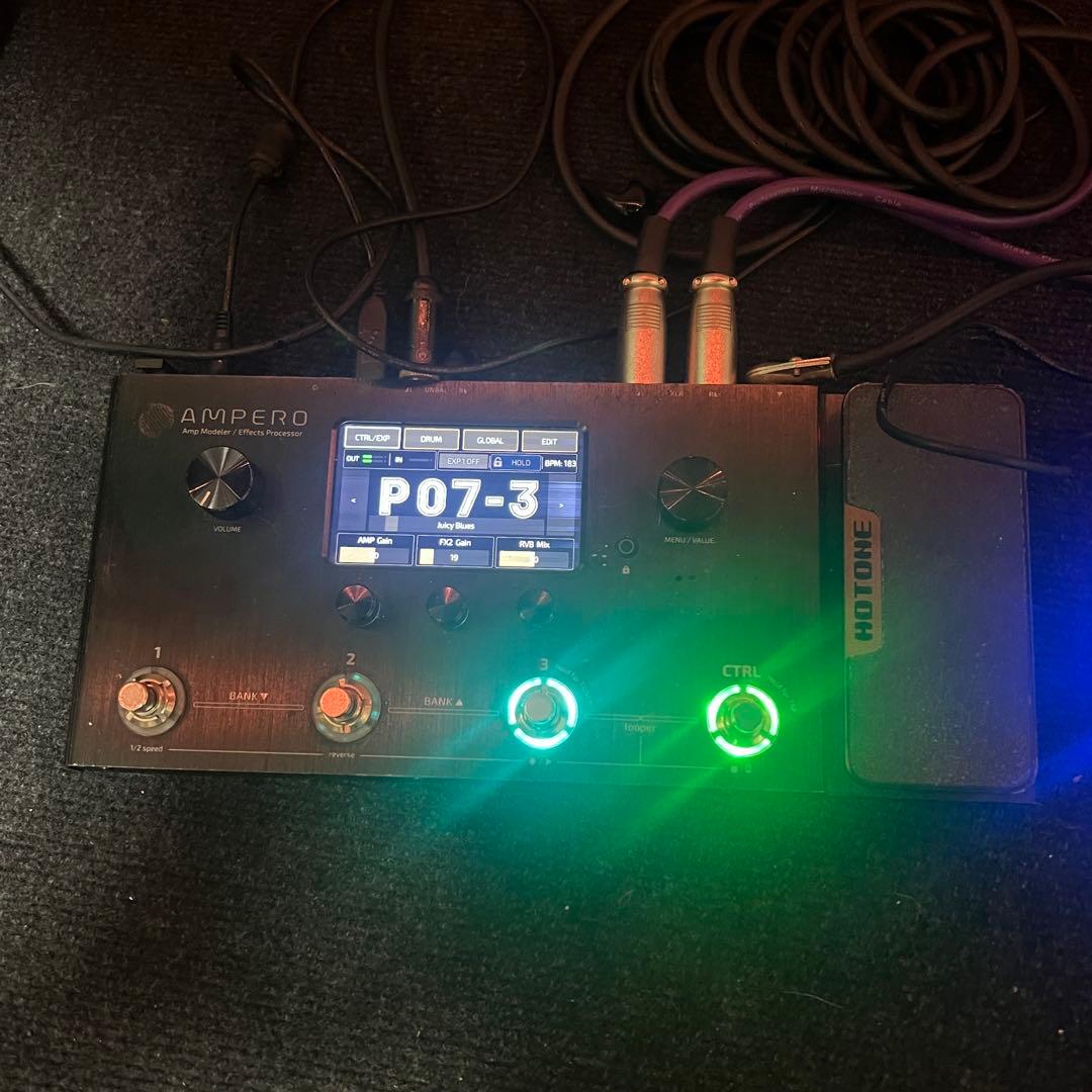 Hotone Ampero アンプモデリング エフェクター