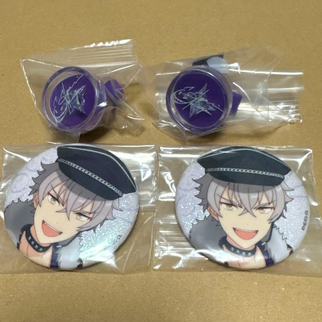 あんスタ スタライ リングライト 缶バッジ 大神晃牙 - メルカリ