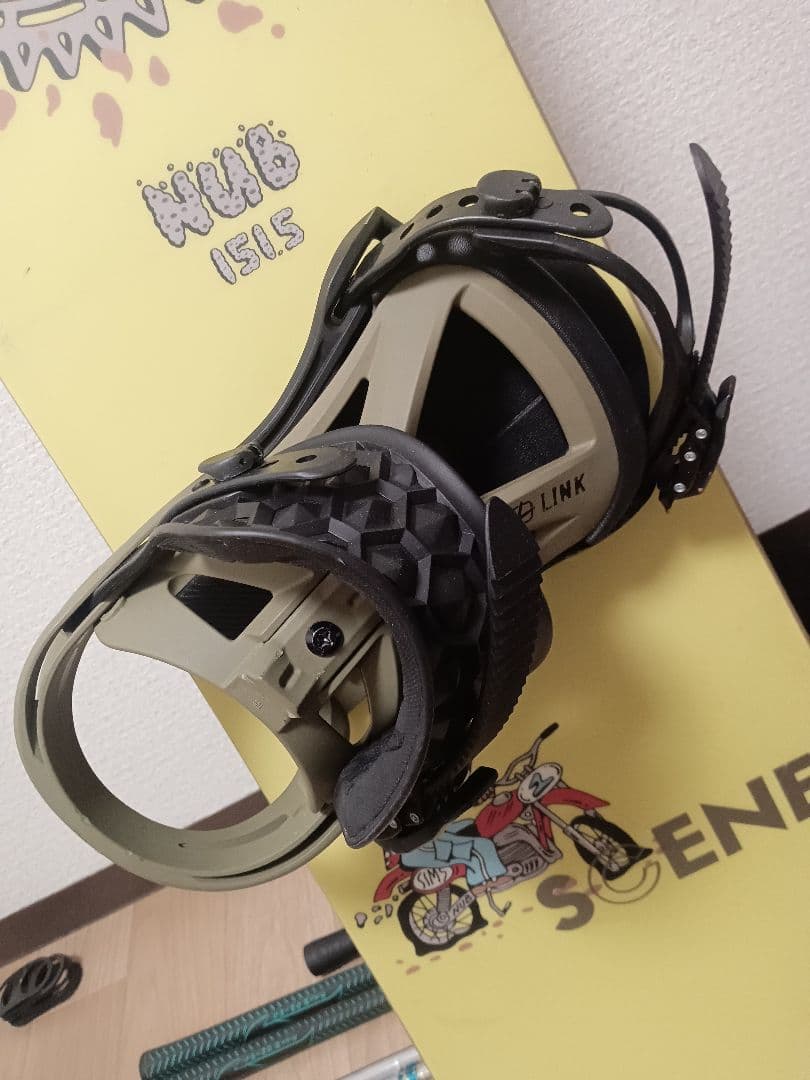 LINK スノボ　ビンディング Mサイズ　EXKLUSIVE　エクスクルーシブ LINK BINDINGS 2023/2024 リンクバインディングス EXKLUSIVE