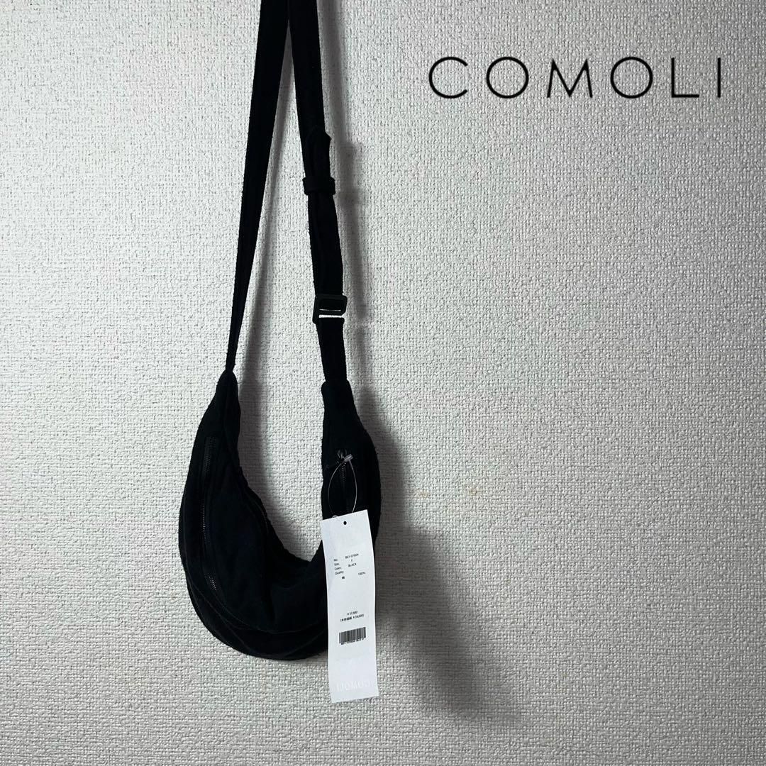 参考定価約37400円 25SS COMOLI シルクネップ ウエストバッグ