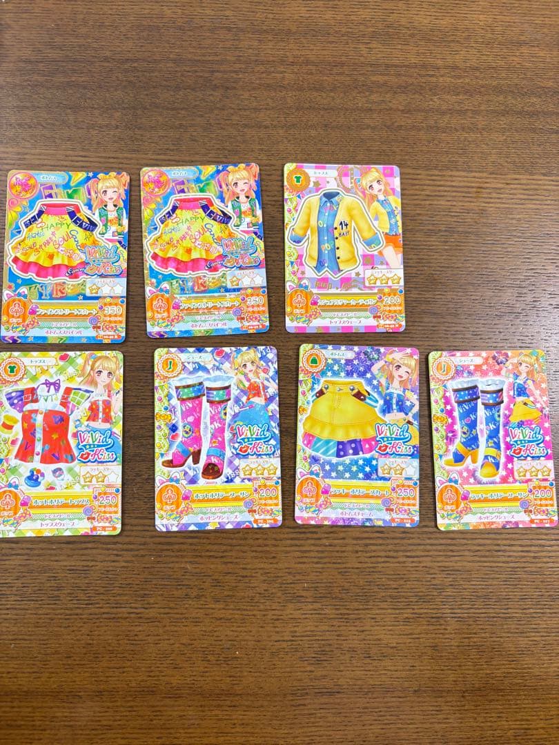 アイカツ カード セット 7枚 まとめ売り 夏樹みくる ポップ レア