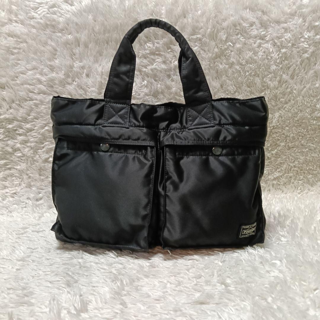 【美品】PORTER ポーター タンカー　トートバッグ ブラック