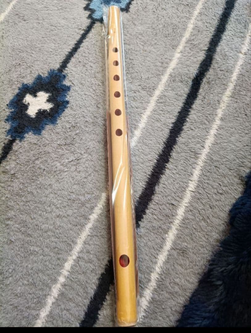 【新品】篠笛　６本調子　６穴　竹渓　獅子田