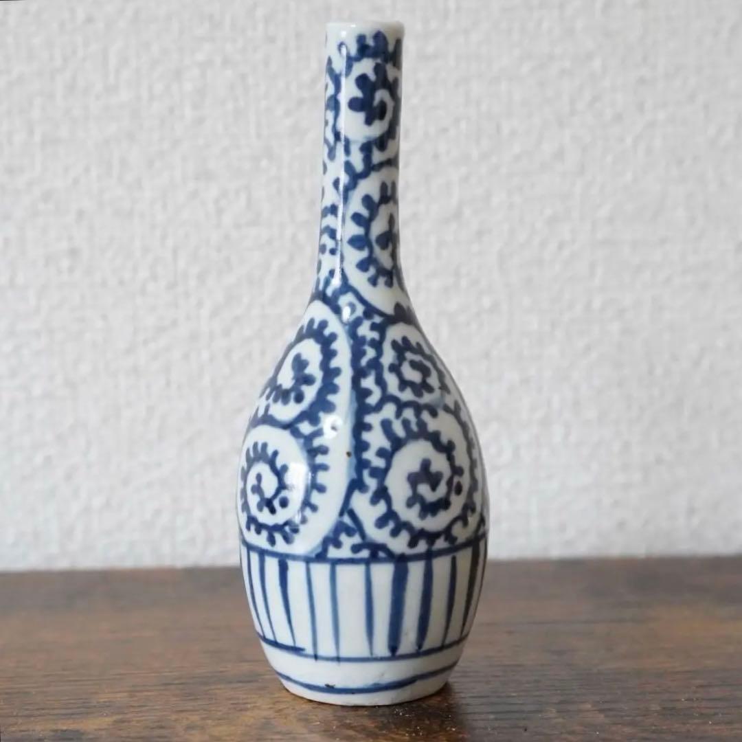 伊万里 たこ唐草 おみき徳利 古伊万里 江戸 時代 蛸唐草 徳利 骨董品