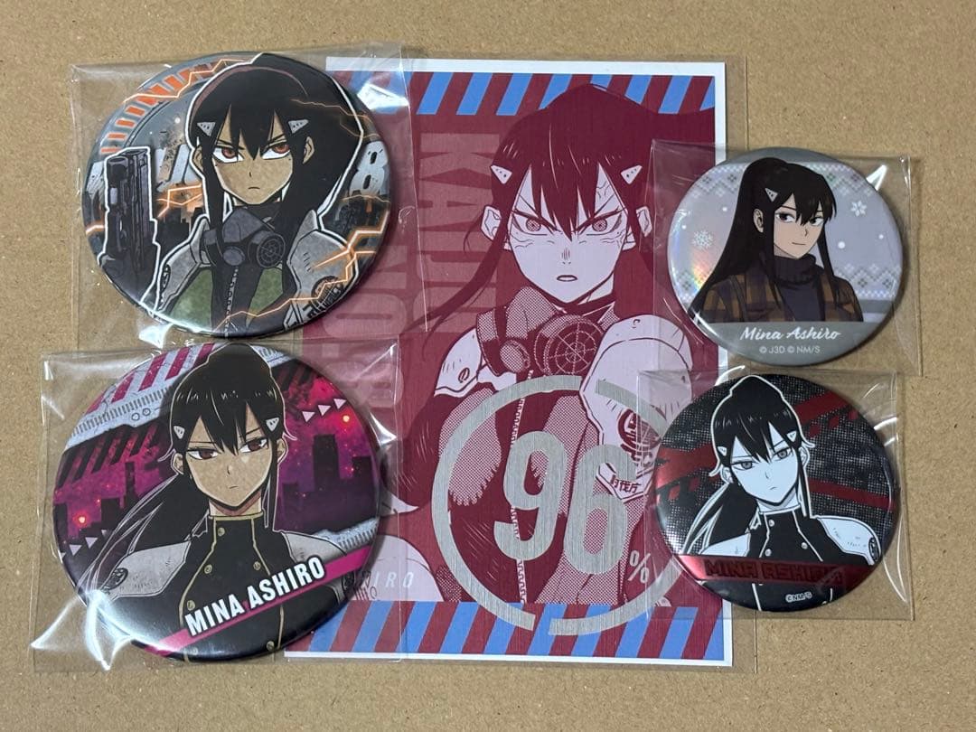 怪獣8号 亜白ミナ 缶バッジ まとめ売り - メルカリ