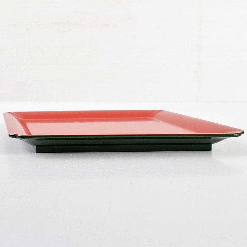 茶道具 京漆匠 鈴木表朔造 根来 菱盆 裏千家十四代淡々斎極め箱 V