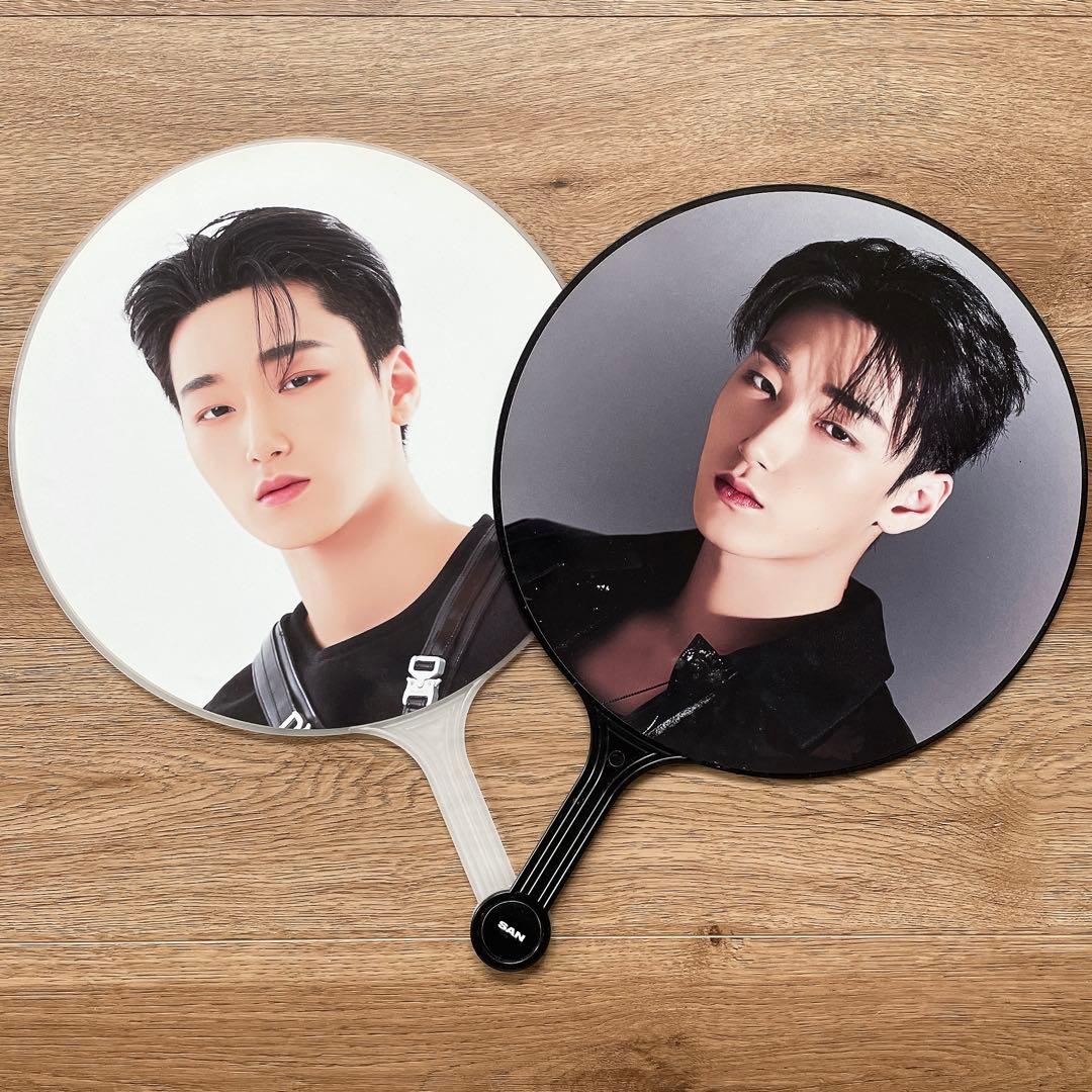 ATEEZ サン SAN うちわ IMAGE PICKET 2枚セット - メルカリ