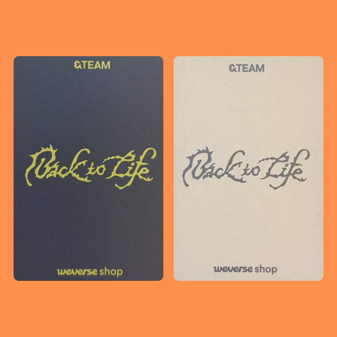 &TEAM EJ ウィジュ Back to Life 韓国 サイン会 トレカ - メルカリ