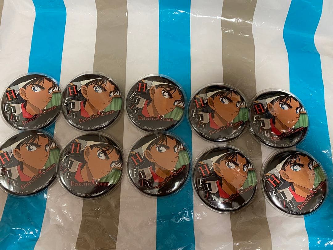 服部平次 1番カフェ 2016 缶バッジ 10個 服部平次 | STORES