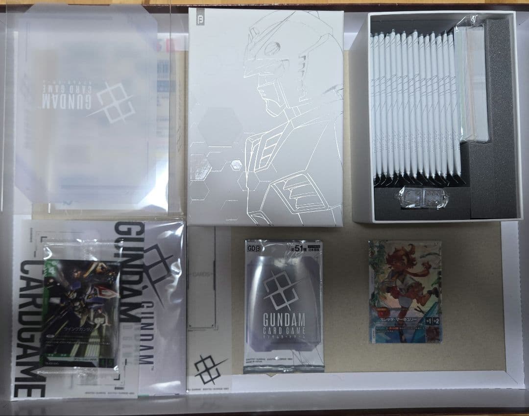 開封済　ガンダムカードゲーム　リミテッドBOX ver.β　パラ　スレッタ