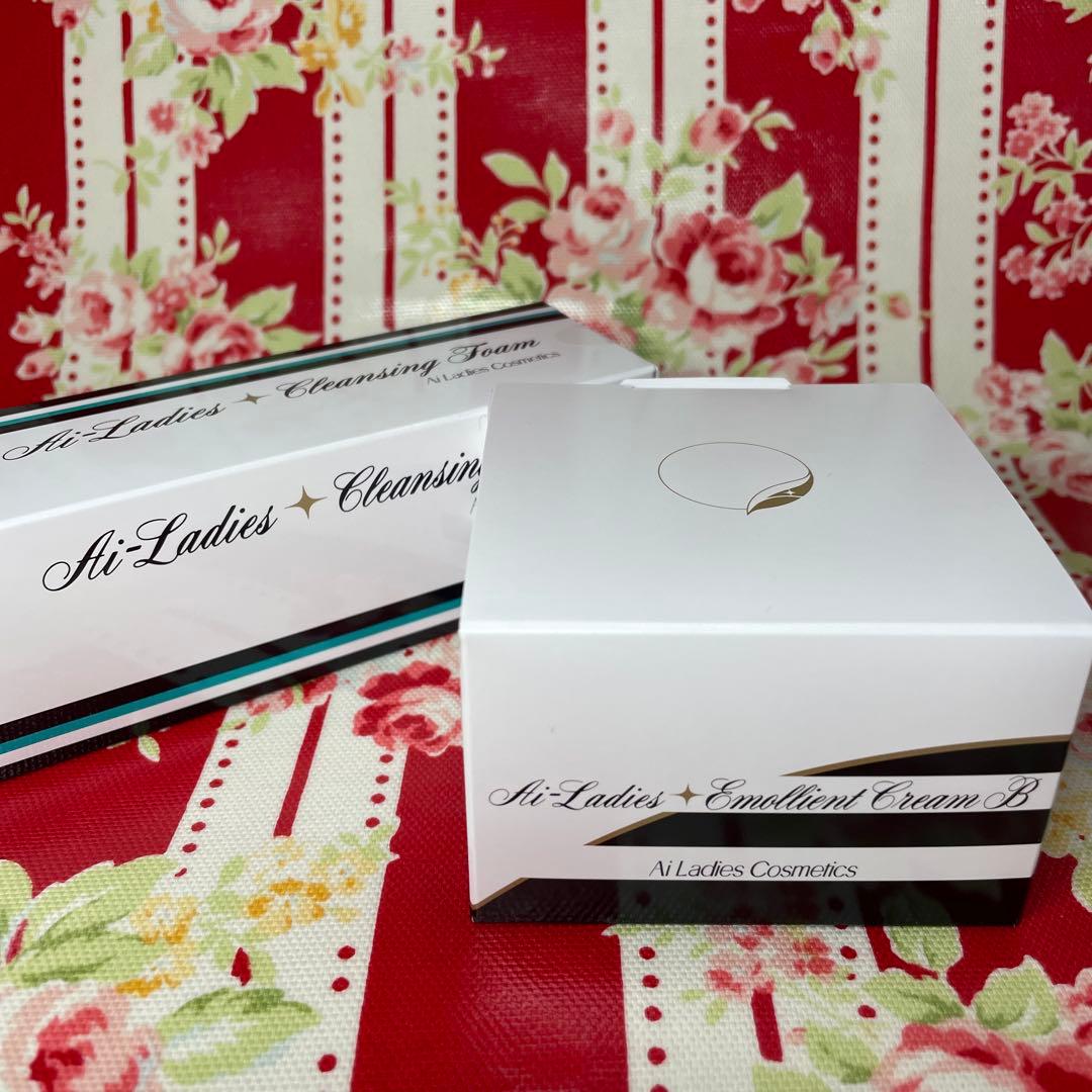 アイレディース化粧品　エモリエントクリームB & 洗顔フォーム ai-ladies-cleansing-foam-sf01-