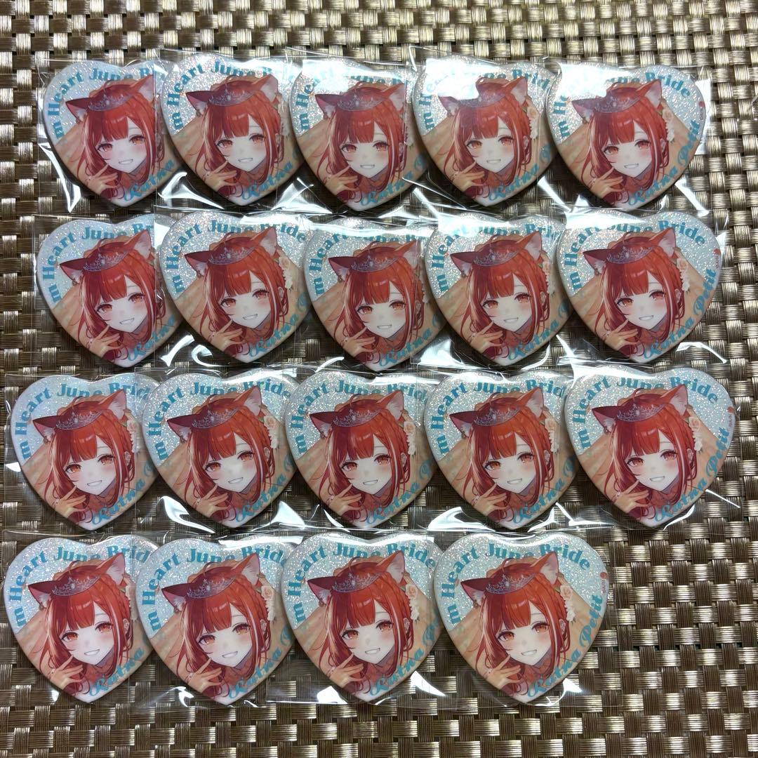 にじさんじ ジューンブライド ラトナ・プティ 缶バッジ 背景あり