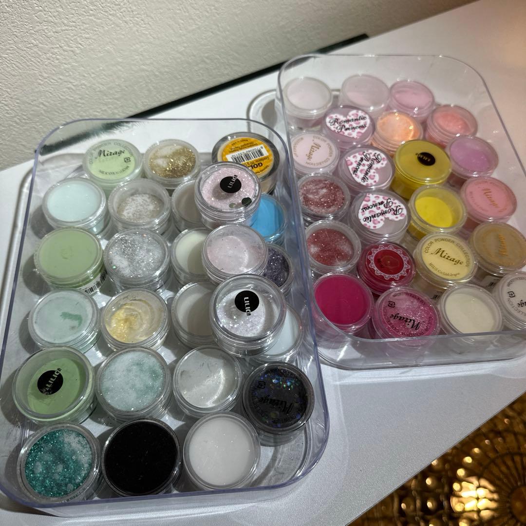 ネイルカラーパウダー47色