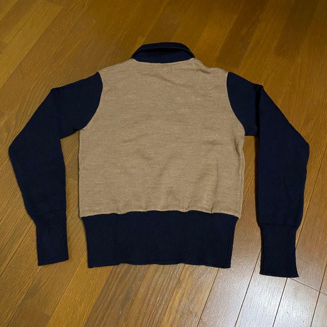 ブッチャー プロダクツ ハーフジップ ニット ウール アットラスト