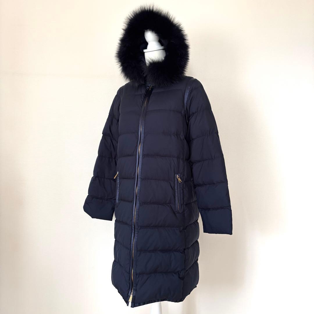 フォロー割引済み/MACKINTOSH ANNAN ファー付 ロングダウンコート