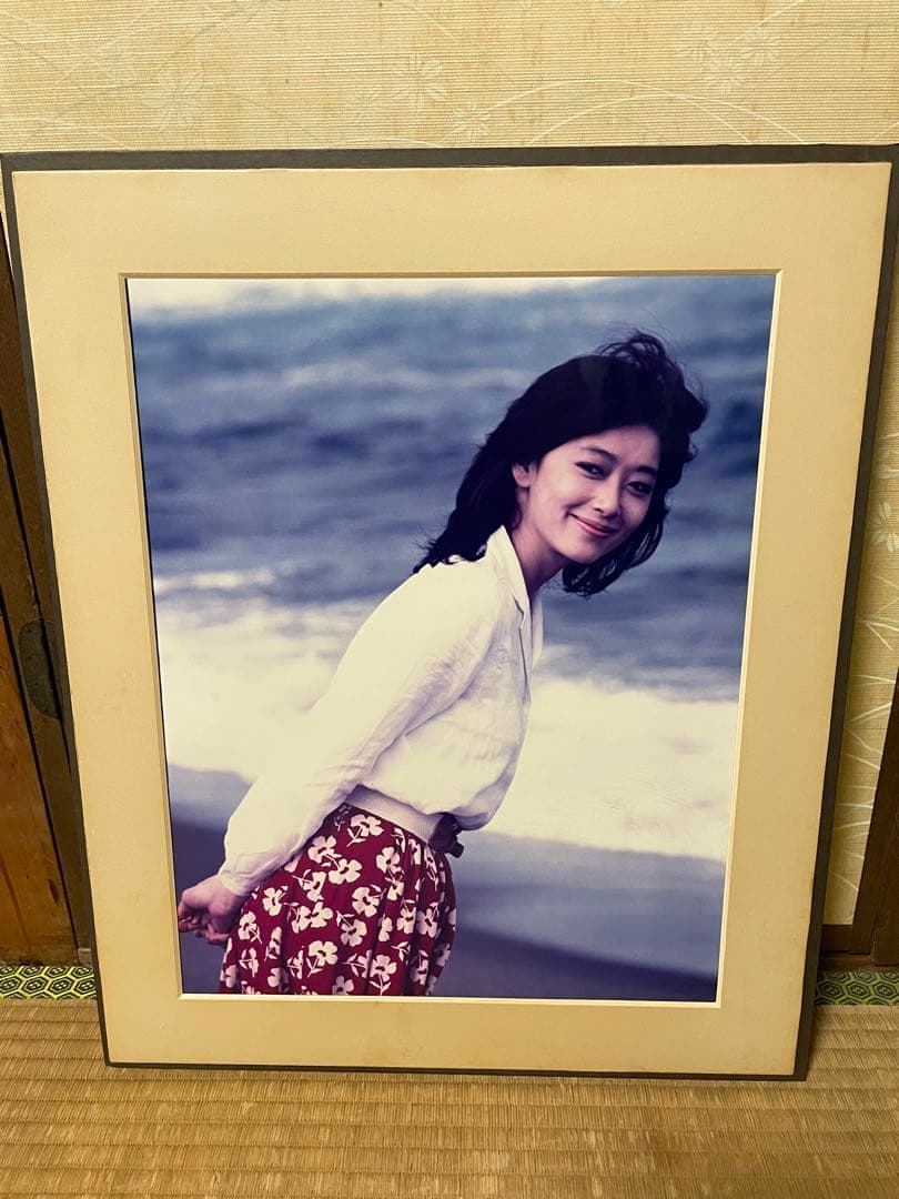 購入してください！超貴重‼️非売品　世界に1つ　夏目雅子　写真パネル