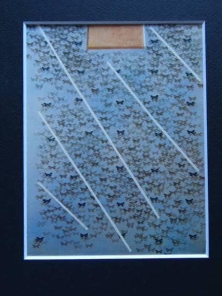 伊藤　久三郎、ムシの1、額装用画集より、新品額装付、状態良好