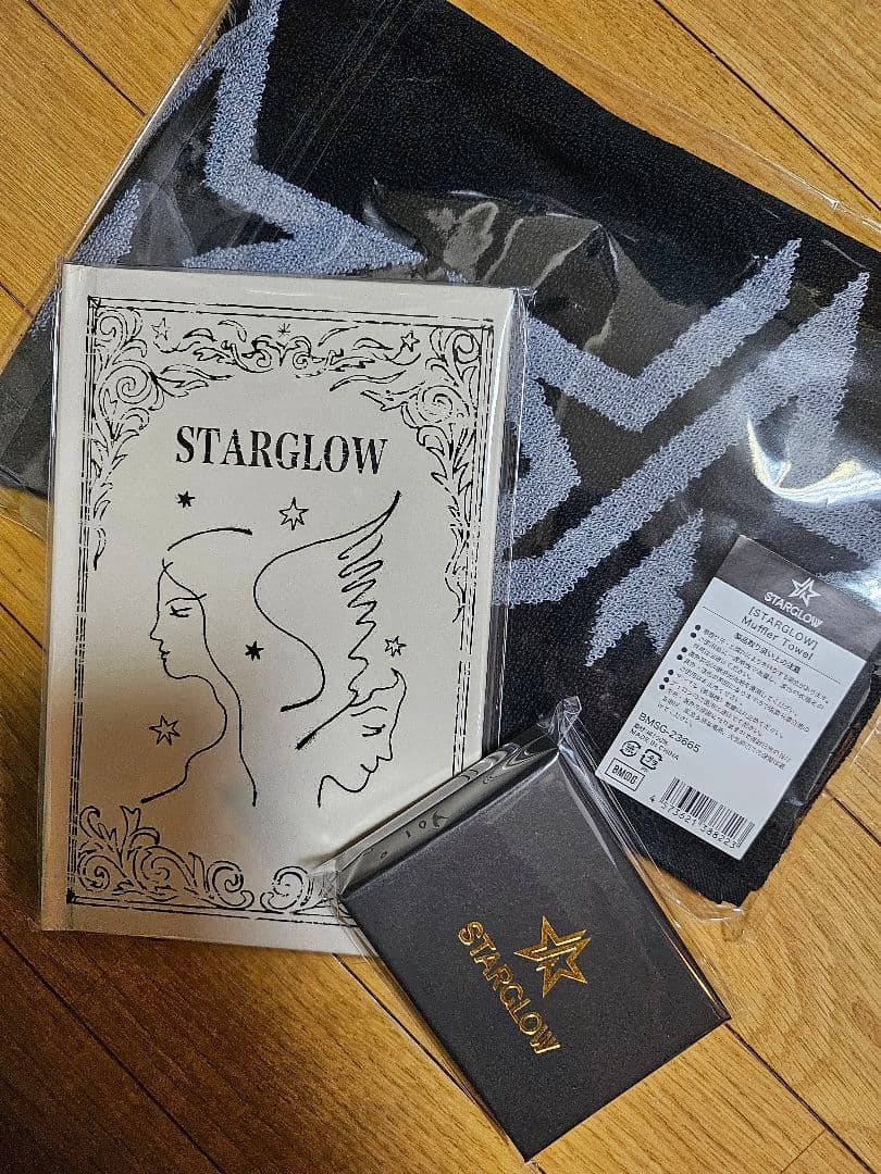 STARGLOW star wishノート マフラータオル ブローチ