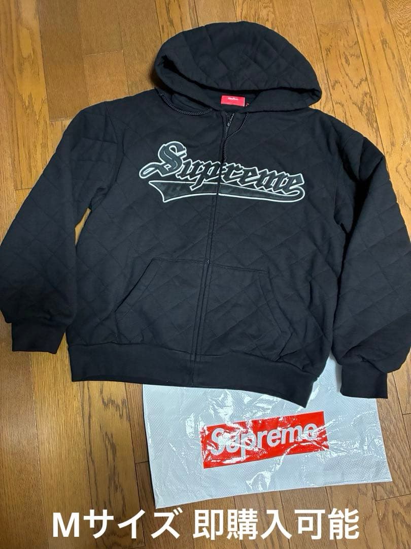 トップス Supreme Quilted Zip Up Hooded Sweatshirt