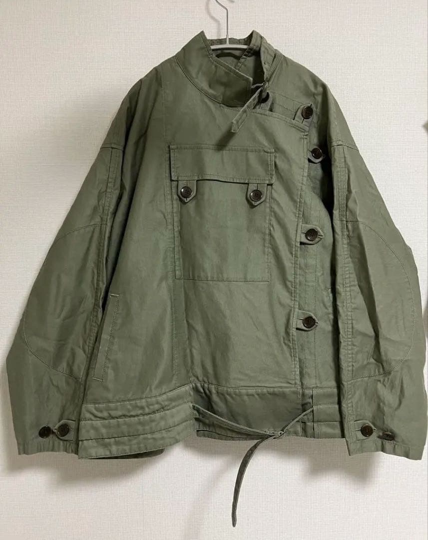 EZUMi エズミ　ミリタリー　モーターサイクルジャケット　アウター　カーキ