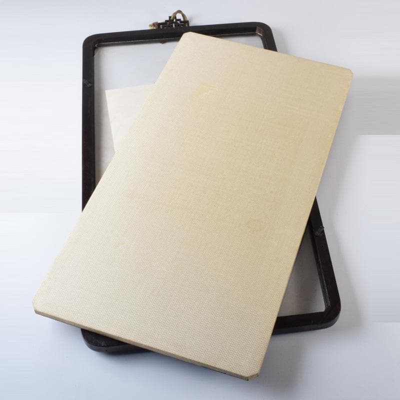 中国 斉白石 水墨画 花草図 工芸印刷 時代唐木雲板額 N 7624A - メルカリ