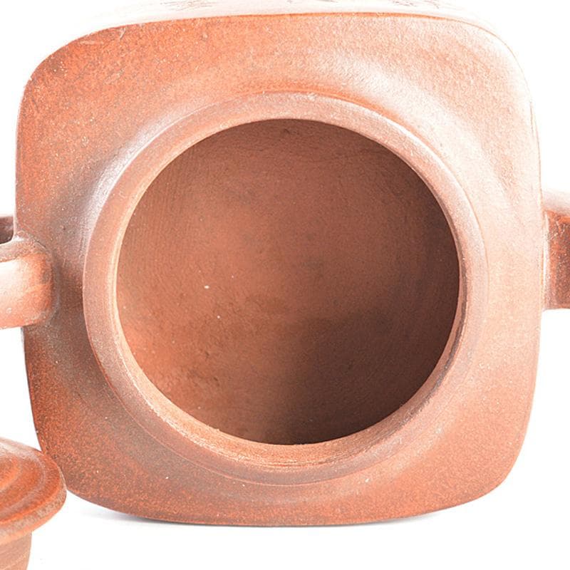 中国 除友泉製 紫砂 朱泥 急須 茶壷 N 6636