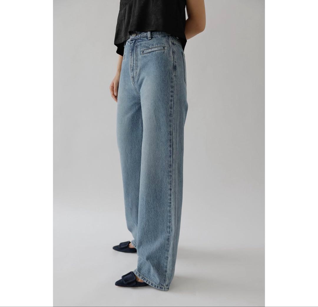 新品　na.e Straight Pocket Jeans M_通常丈