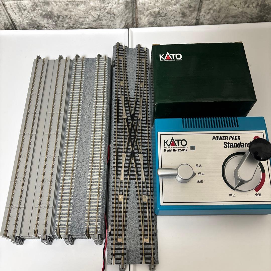 KATO パワーパック 複線両渡りポイント レールセット Nゲージ - メルカリ