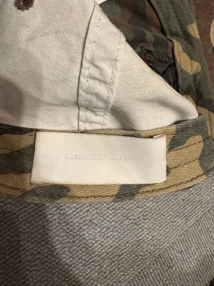 ALEXANDER DIGENOVA 25SS 迷彩 カモ cap ダメージ加工