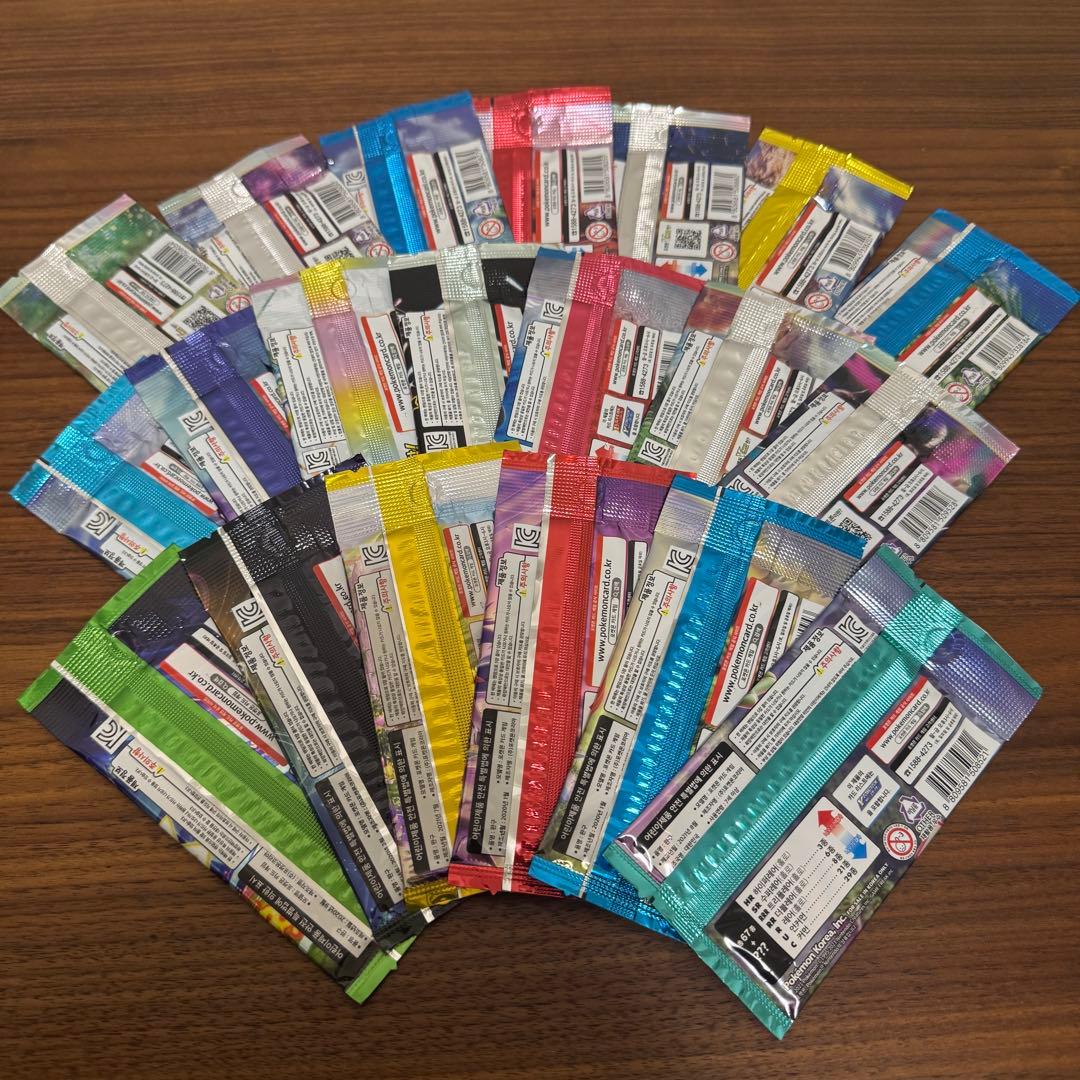 韓国版】ポケモンカード 20パック まとめ売り ポケカ 海外版 新品未