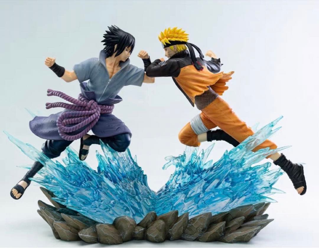 ナルト NARUTO フィギュア ガレージキット ナルト　サスケ