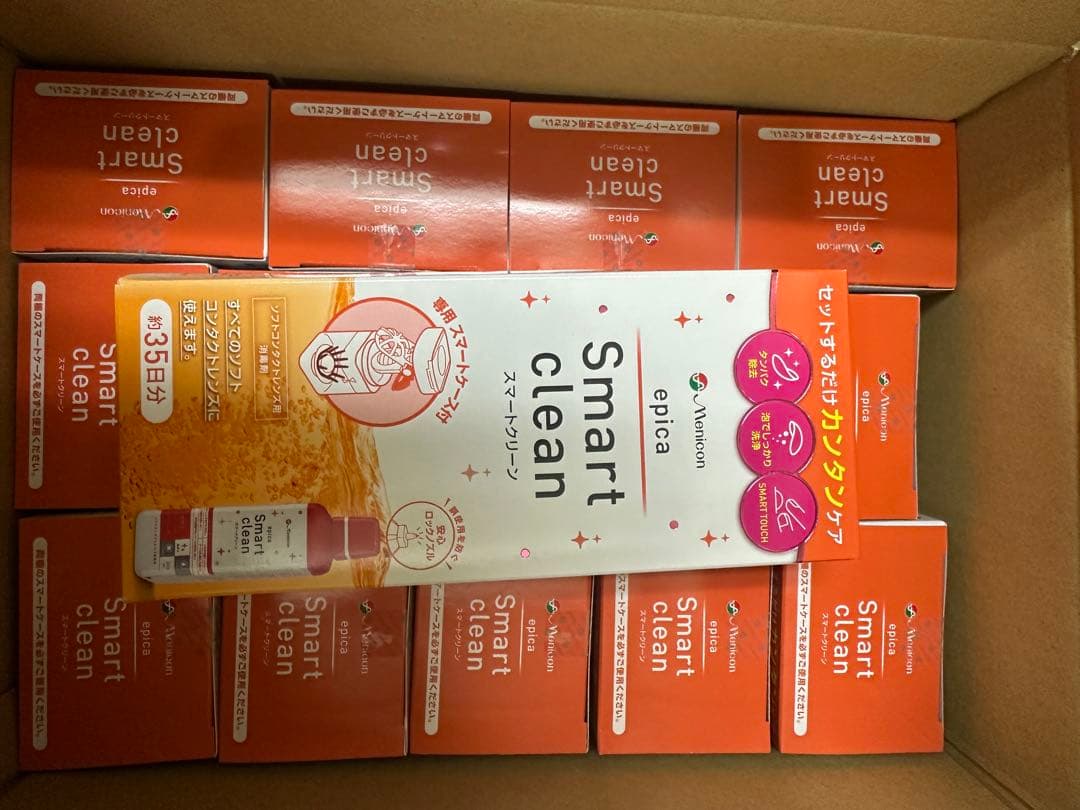 Smart Clean ソフトコンタクト洗浄液 35日分15個