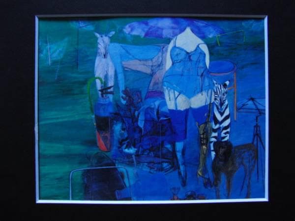 金本啓子、オン・タイム、希少額装用画集、新品額装付