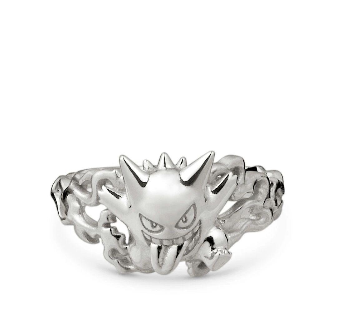 ポケモン　ゲンガー　シルバー925 リング　19号