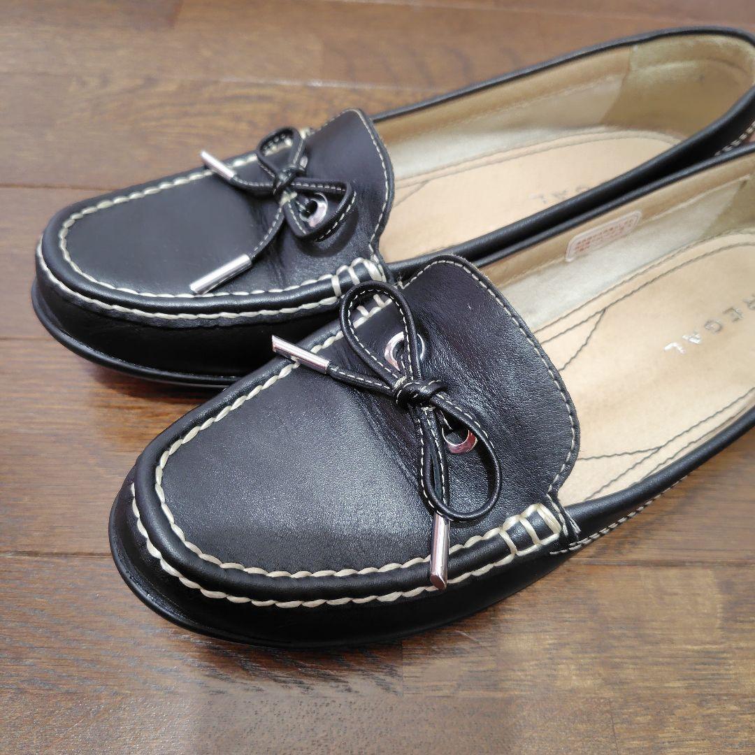 REGAL ブラックレザー ローファー - メルカリ