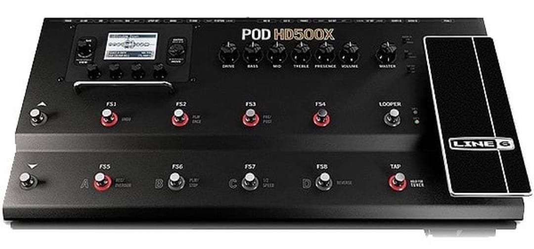 LINE 6 POD HD500X ギターエフェクター 新製品】LINE6 POD HD500Xどこよりも早い製品レビュー！ | ギタセレ